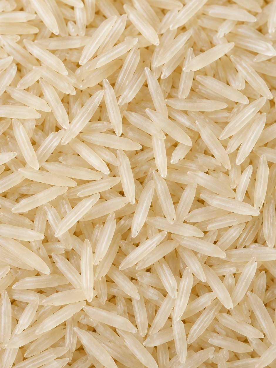 White Sella Basmati, long grain