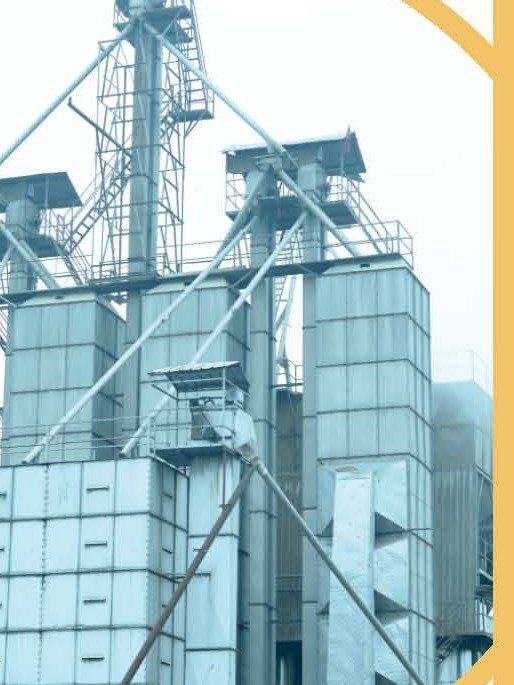 Storage silos at the Karnal plant