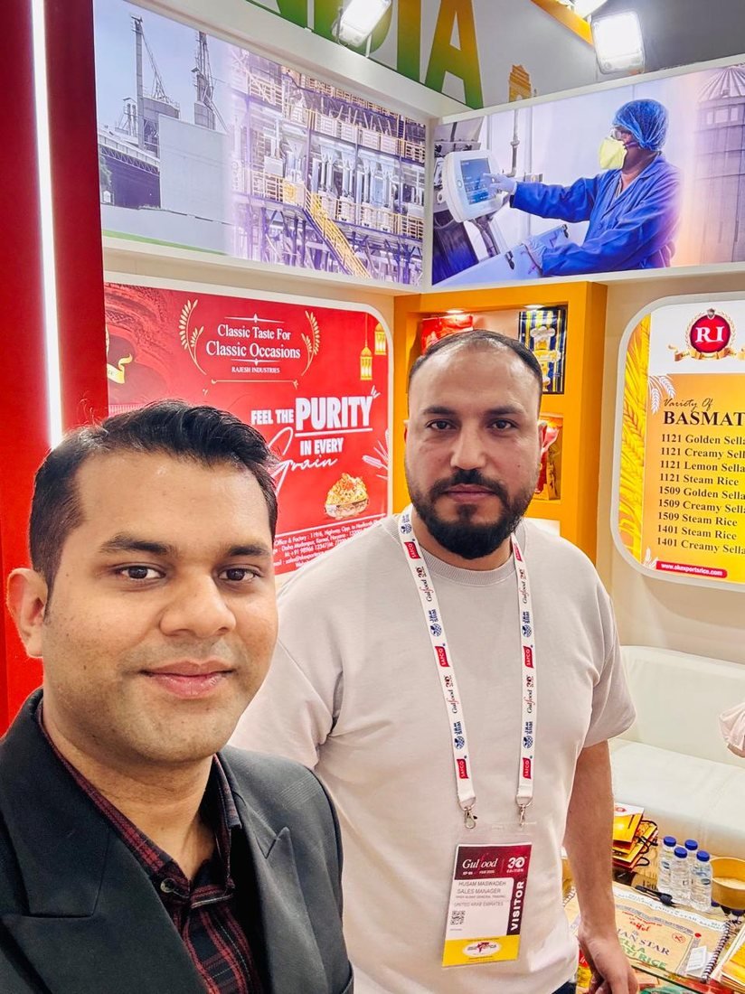 Meeting a buyer at Gulfood