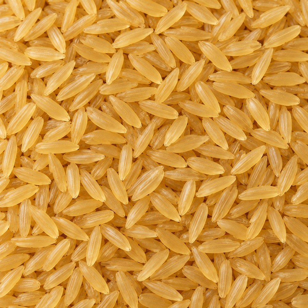 Pusa Golden Sella Basmati — amber golden sella (parboiled) long-grain rice