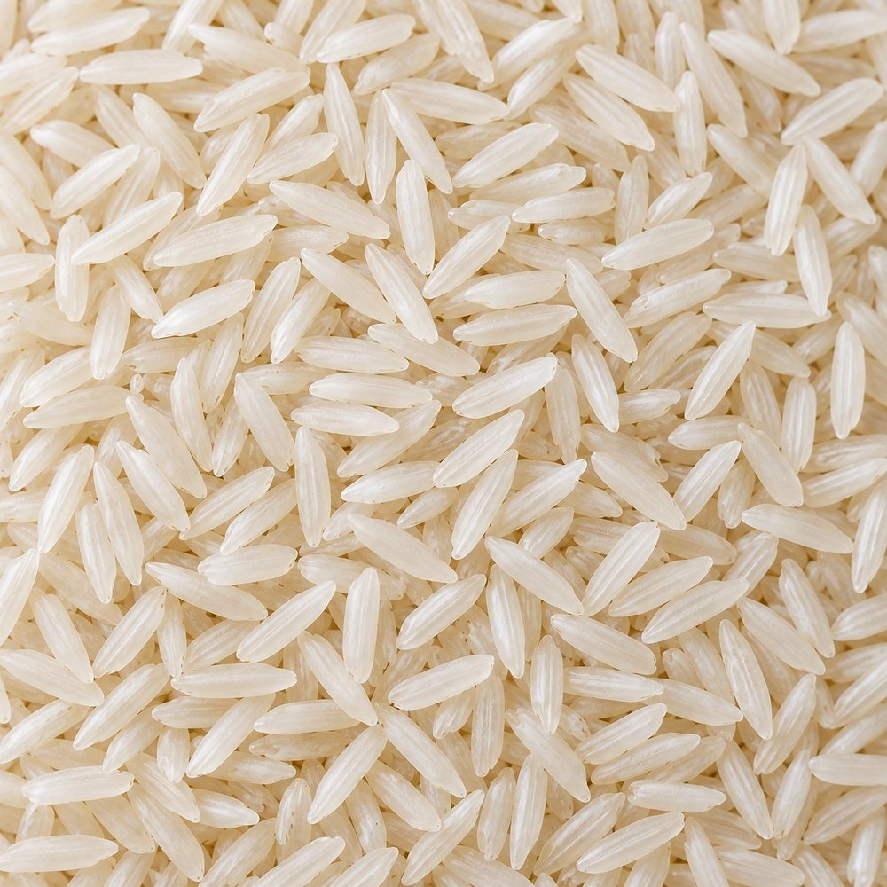 Pusa Steam Basmati — creamy-white steam-processed long-grain rice